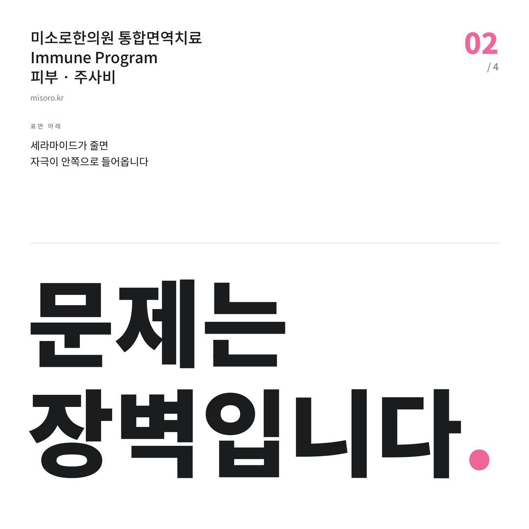 관저동 주사비 문제는 장벽입니다
