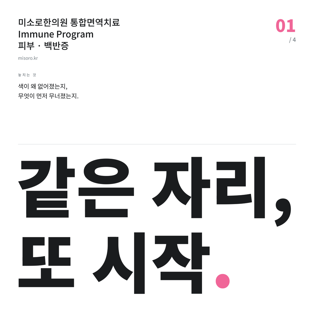 효자동 백반증 같은 자리, 또 시작