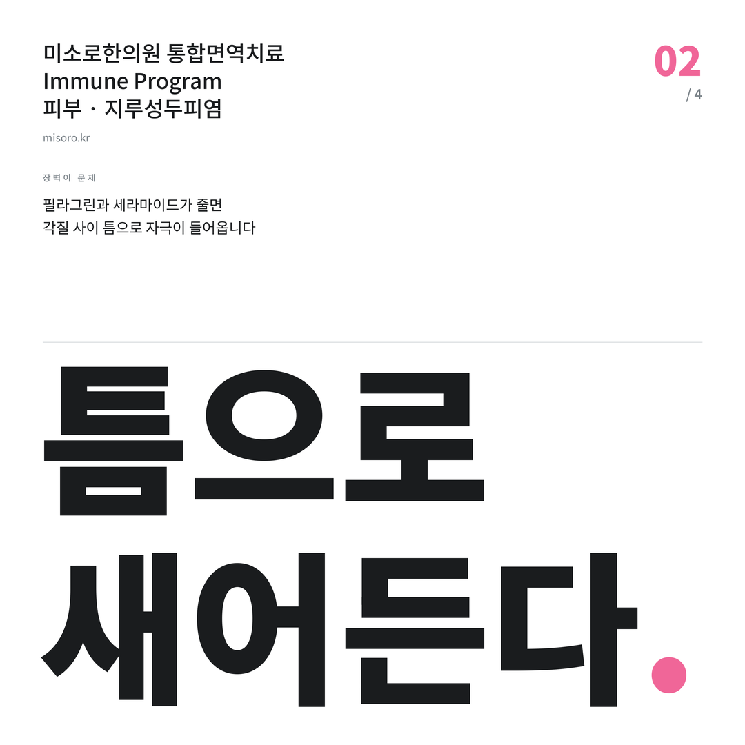 지루성두피염 틈으로 새어든다