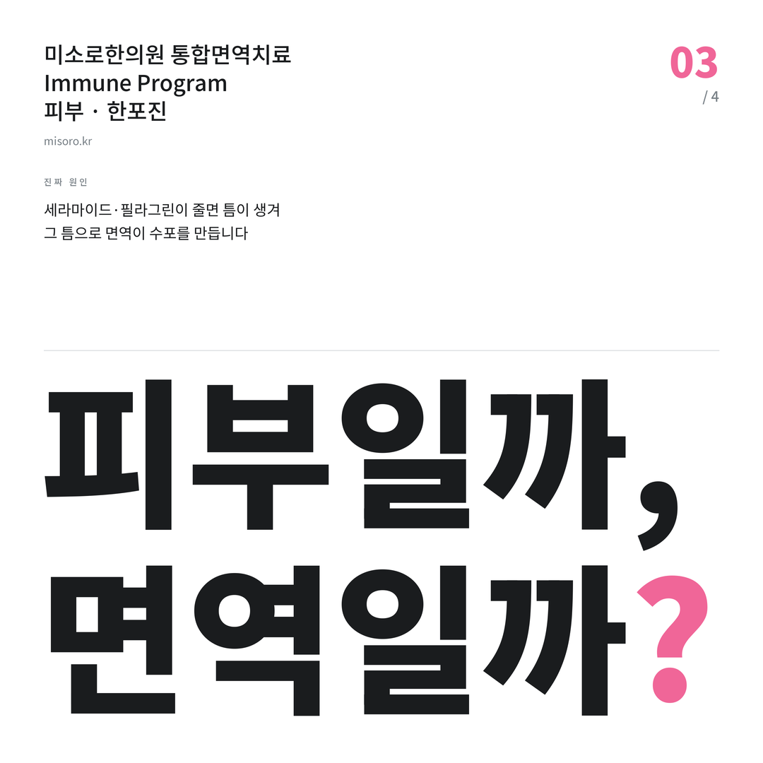 백석동 한포진 피부일까, 면역일까?