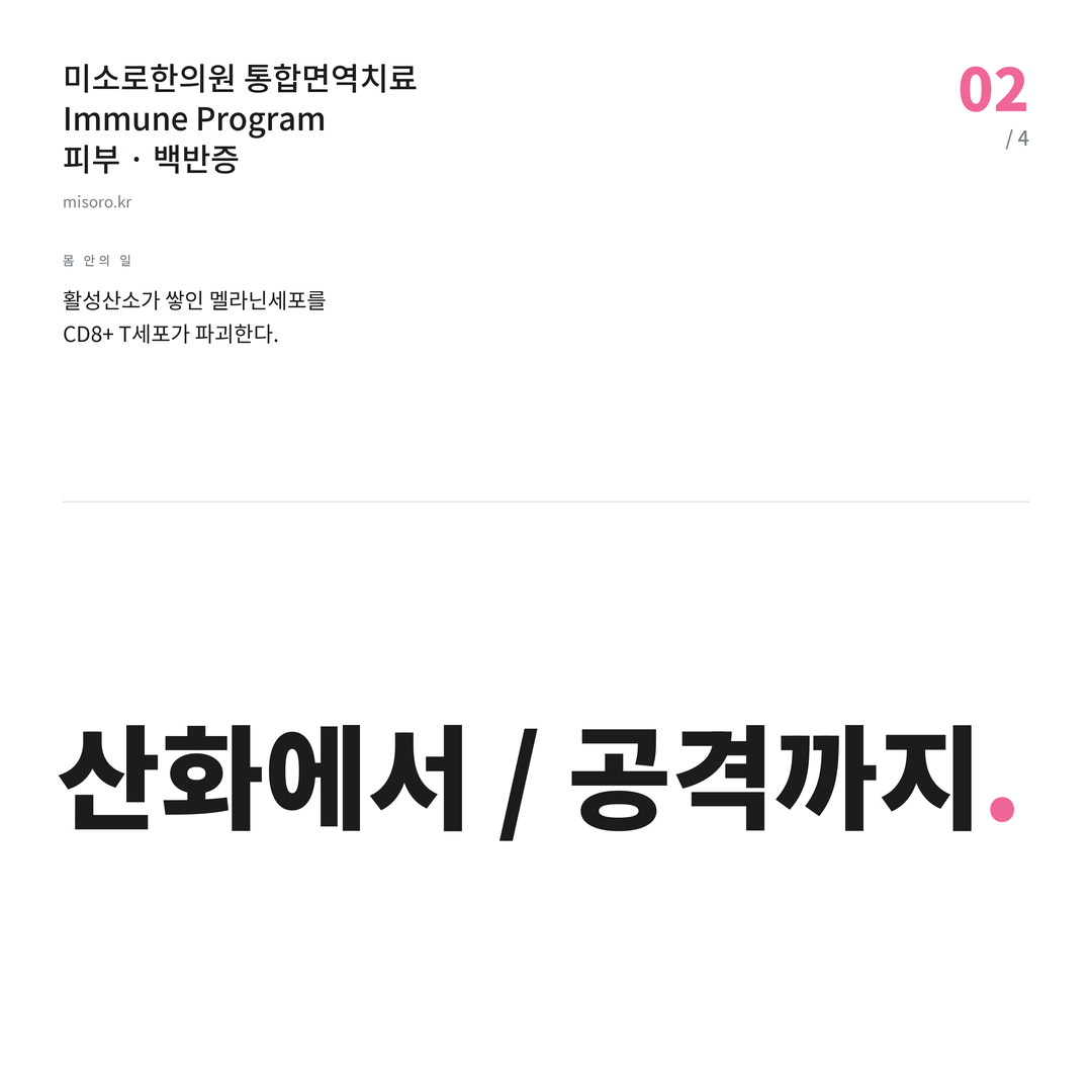 병점 백반증 산화에서 / 공격까지