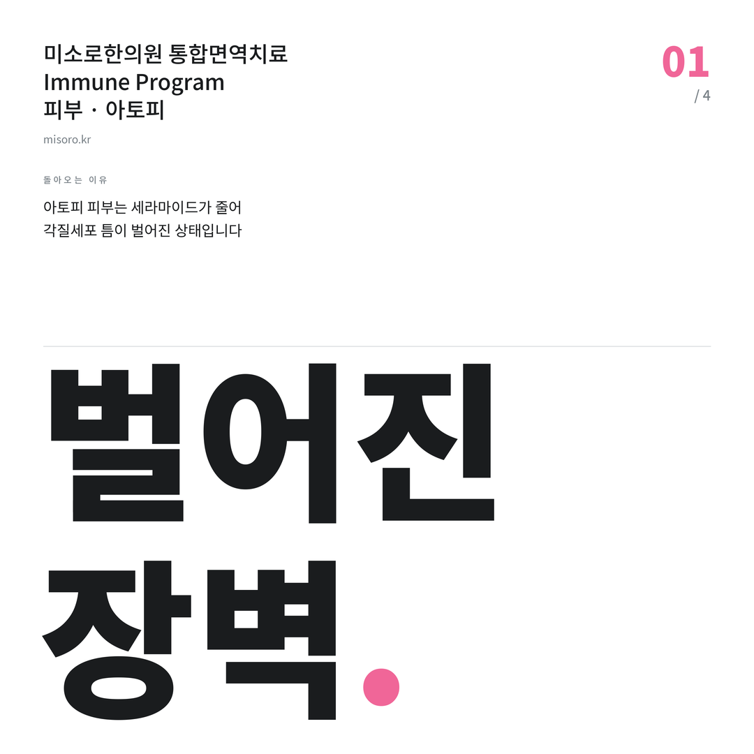 매탄동 아토피 벌어진 장벽
