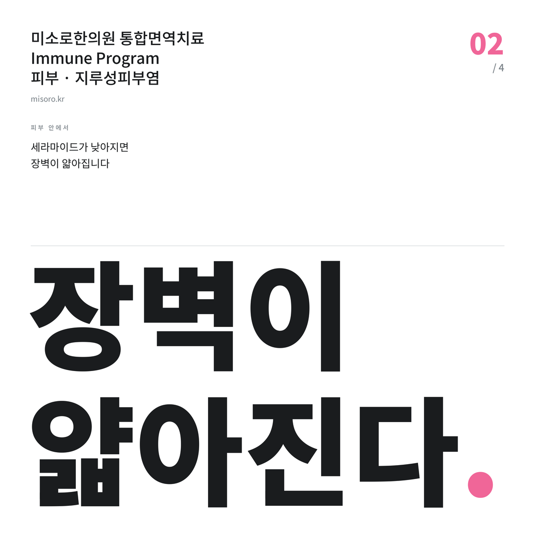 지루성피부염 장벽이 얇아진다
