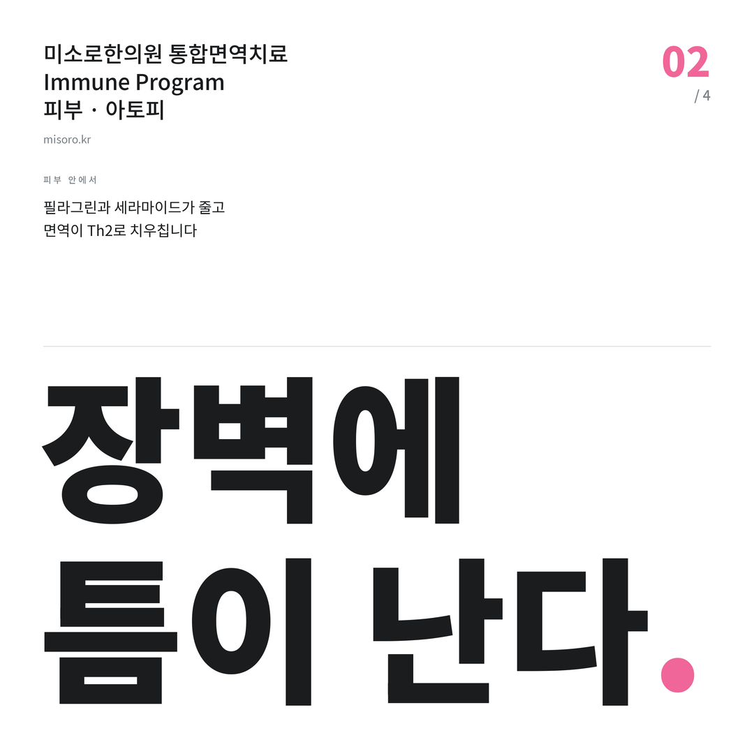 반석동 아토피 장벽에 틈이 난다