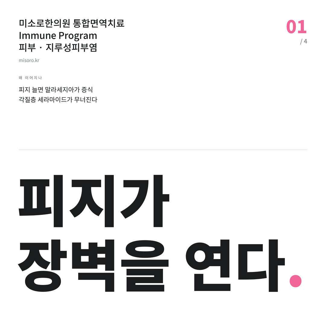 정읍 지루성피부염 피지가 장벽을 연다