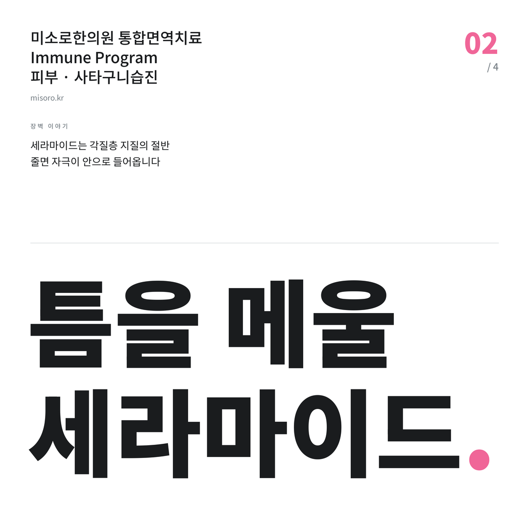 사타구니습진 틈을 메울 세라마이드